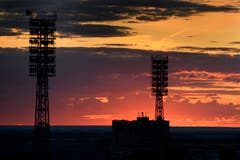Im Torpedo-Stadion von Togliatti wird die Schweizer Nati trainieren. (Bild: Laurent Gilliéron / Keystone (Togliatti, 11. Juni 2018))