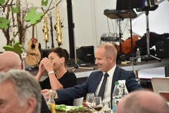 Sie haben es offensichtlich lustig miteinander.
