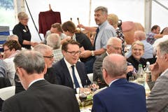 Die Stimmung am Tisch der Regierungsräte ist gut.