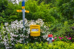 Romantischer Briefkasten in St. Gallen St. Georgen. (Bild: Chris Forster)