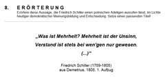 Frage aus dem Bereich Deutsch. (Quelle: Kantonsschule Trogen)