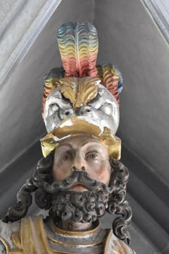 Figur des Heiligen St. Mauritius.