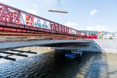 Im Bild ist die neue Obere Zollhausbrücke beim Seetalplatz (Roger Grütter 5.5.2017)