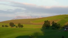 Pilatus in der Abendsonne von der Aeppischwand aus gesehen. Bild: Hanny Wirz