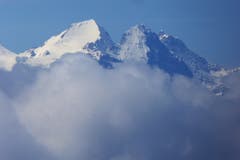 Die Drei im Berner Oberland: Eiger, Mönch und Jungfrau. (Bild: Hans Steiner)