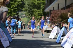 Impressionen vom Triathlon für Kinder - dem "Kids Cup by Nicola Spirig" im Seefeld-Park in Sarnen. (Bild: Matthias Stadler, 16. Juni 2018)