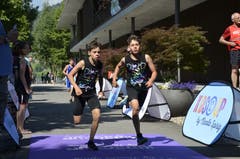 Impressionen vom Triathlon für Kinder - dem "Kids Cup by Nicola Spirig" im Seefeld-Park in Sarnen. (Bild: Matthias Stadler, 16. Juni 2018)