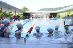 Impressionen vom Triathlon für Kinder - dem "Kids Cup by Nicola Spirig" im Seefeld-Park in Sarnen. (Bild: Matthias Stadler, 16. Juni 2018)