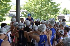 Impressionen vom Triathlon für Kinder - dem "Kids Cup by Nicola Spirig" im Seefeld-Park in Sarnen. (Bild: Matthias Stadler, 16. Juni 2018)
