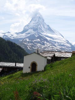 Bergfrühling auf Findeln. Findeln ist oberhalb von Zermatt gelegen. (Bild: Bruno Ringgenbergn)