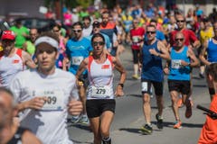 Impressionen vom Baldeggerseelauf 2018. Bild: Boris Bürgisser