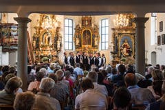 18 Klubs gaben in der gut gefüllten Pfarrkirche Vorträge zum Besten. (Bild: Eveline Beerkircher)
