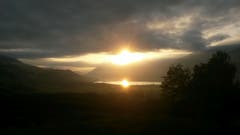 Sonnenaufgang beim Stanserhorn. (Bild Esther Kiser)