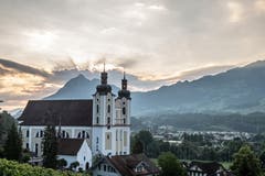 Besondere Morgenstimmung über dem Stanserhorn.