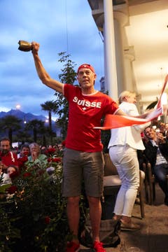 Auch ältere Semester sind voll dabei (Bild: Jakob Ineichen, Luzern, 22. Juni 2018)