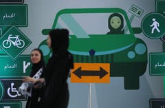 Infotage zum Autofahren wurden in ganz Saudi-Arabien veranstaltet. Bild: Sean Gallup/Getty (Jeddah, 21. Juni 2018)