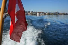 Auf dem Bodensee vor Rorschach. (Bild: Toni Sieber)