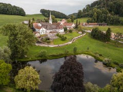 Luftaufnahme der Zisterzienserinnenabtei Magdenau. (Bild: Marc Bollhalder)