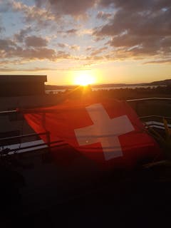 Bravo Schweiz! Geniale Stimmung!!! (Bild: Karin Imgrüth)