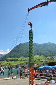 Geschafft! Den grossen Applaus hat sich Gaétan verdient.