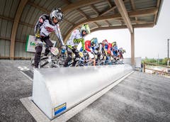 Volle Konzentration am Start. (Bild: Reto Martin)