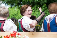 Festumzug am Jodlerfest Schötz. Im Bild Trachtengruppe Schötz. Bild: Manuela Jans-Koch. Schötz 24.Juni 218)