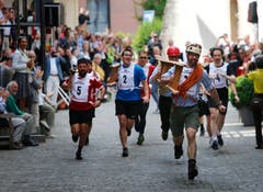 Chriesisturm der Männer. (Bild: Stefan Kaiser (Zug, 25. Juni 2018))