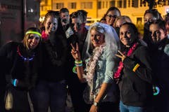 Eine Gruppe Girls beim Polterbend (Bild: Christian H. Hildebrand, 23. Juni 2018).