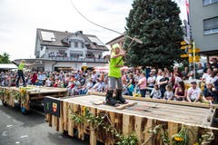 Festumzug am Jodlerfest Schötz. Im Bild: Geislechlöpfer Ohmstal. (Bild: Manuela Jans-Koch. Schötz 24.Juni 2018)