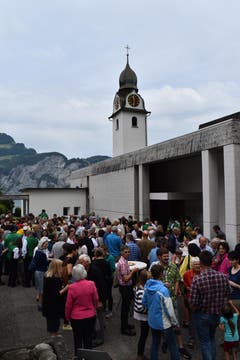 Impressionen vom Apéro. (Bild: Georg Epp (Sisikon, 24. Juni 2018))