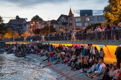 Die Katastrophenbucht wurde vom I45 zur Buchtbar verwandelt (Bild: Christian H. Hildebrand, 23. Juni 2018).