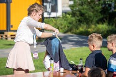 Was das wohl für eine Frisur gibt? (Bild: Christian H. Hildebrand, 23. Juni 2018).