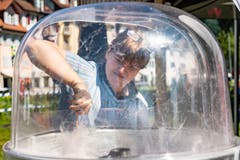 Zuckerwatte darf nicht fehlen (Bild: Christian H. Hildebrand, 23. Juni 2018).