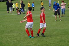 Beim Schülerturnier trat jedes Team mit Mädchen und Jungen gemischt auf.
