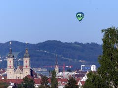 St. Gallen am Boden? Nein, St.Gallen oben! (Bild: Hermann Bigler)