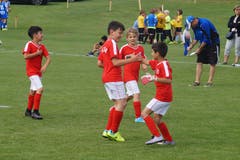 Beim Schülerturnier trat jedes Team mit Mädchen und Jungen gemischt auf.
