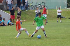 Beim Schülerturnier trat jedes Team mit Mädchen und Jungen gemischt auf.