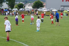 Beim Schülerturnier trat jedes Team mit Mädchen und Jungen gemischt auf.