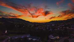 Wunderbare Abendstimmung über Nesslau. (Bild: Renato Maciariello)