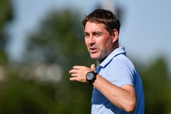 Dirigiert an der Seitenlinie: FCL-Trainer René Weiler. (Bild: Martin Meienberger / Freshfocus (Luzern, 23. Juni 2018))