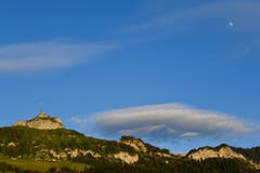 Der Mond ist aufgegangen - Hoher Kasten. (Bild: Klaus Stadler)
