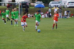 Beim Schülerturnier trat jedes Team mit Mädchen und Jungen gemischt auf.