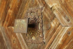 Türgriff an einem alten Speicher - aufgenommen in Ebersecken. (Bild: Irene Wanner, 27.06.2018, Ebersecken)