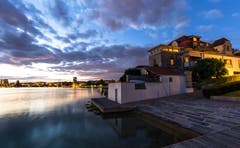 Abendstimmung am Zugersee - aufgenommen in Zug. (Bild: Daniel Hegglin, 26.06.2018)
