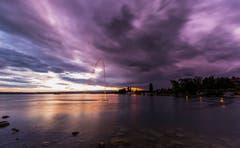 Abendstimmung am Zugersee. (Bild: Daniel Hegglin (Zug, 28. Juni 2018))