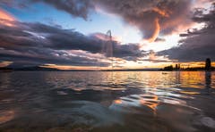Abendstimmung am Zugersee. (Bild: Daniel Hegglin (Zug, 28. Juni 2018))