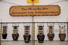 Am Schwingfest gab es einen reichhaltigen Gabentempel zu bestaunen. (Bild: Corinne Glanzmann, Attinghausen, 3. Juni 2018)