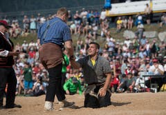 Roger Baumann hatte gegen Joel Wicki nicht den Hauch einer Chance. (Bild: Corinne Glanzmann, Attinghausen, 3. Juni 2018)