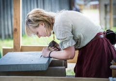 Historischer Handwerker- und Warenmarkt im Schloss Wellenberg.