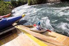 Lena Rothenbühler beim Start. (Bild: Manuela Jans-Koch, Muotathal, 2. Juni 2018)